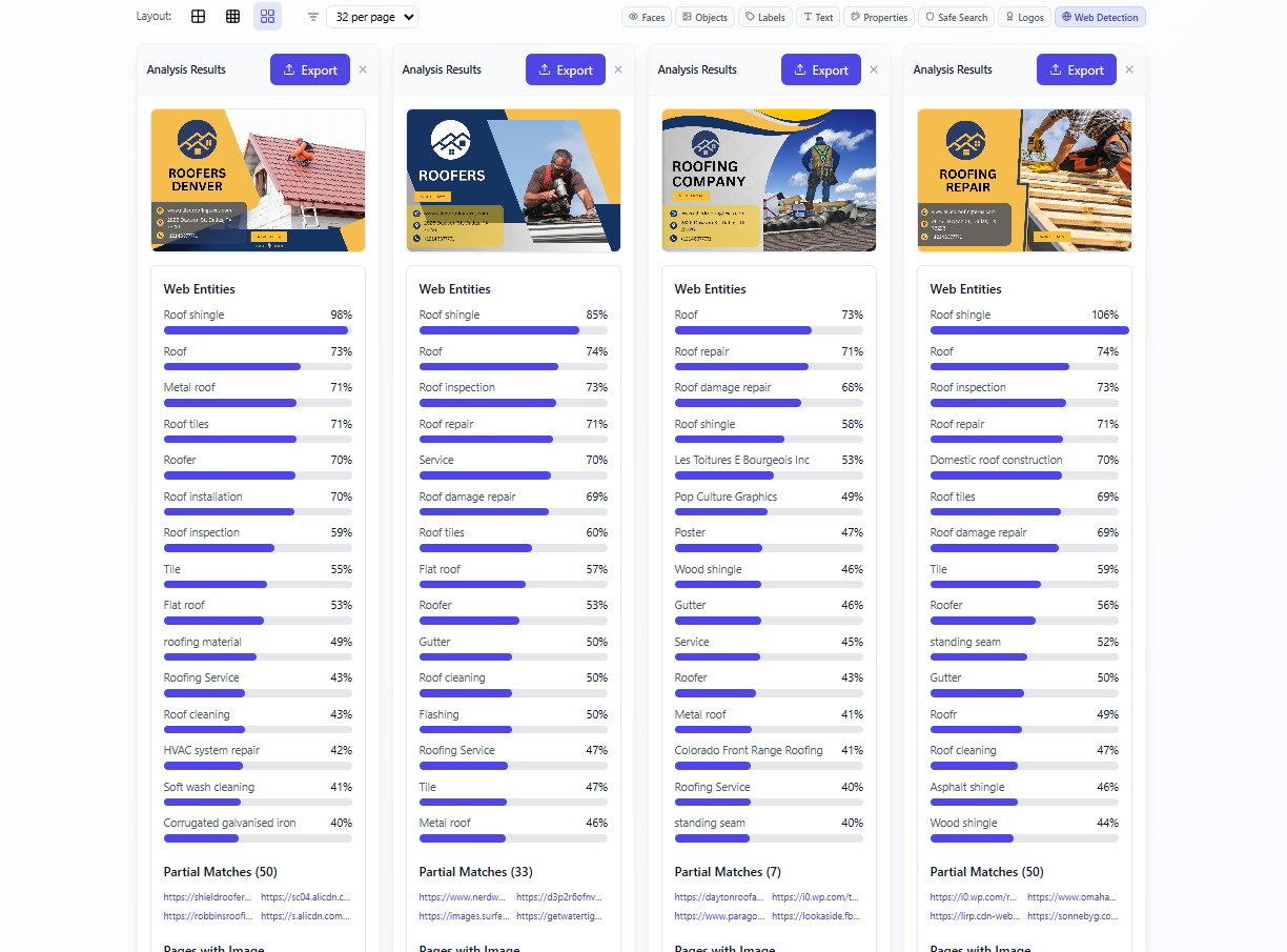 Web Detection - Roofing